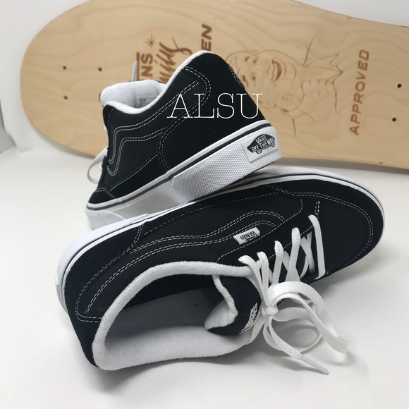 VANS Bearcat S11 Suede Canvas Black White W AUTHEN - Picture 5 of 8